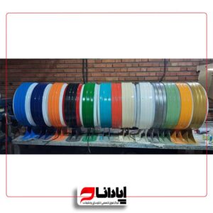 تابلو لایت باکس گرد وکیوم دو طرفه با فریم رنگی
