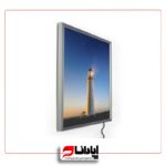 تابلو لایت باکس اسنپ فریم لبه نقره ای